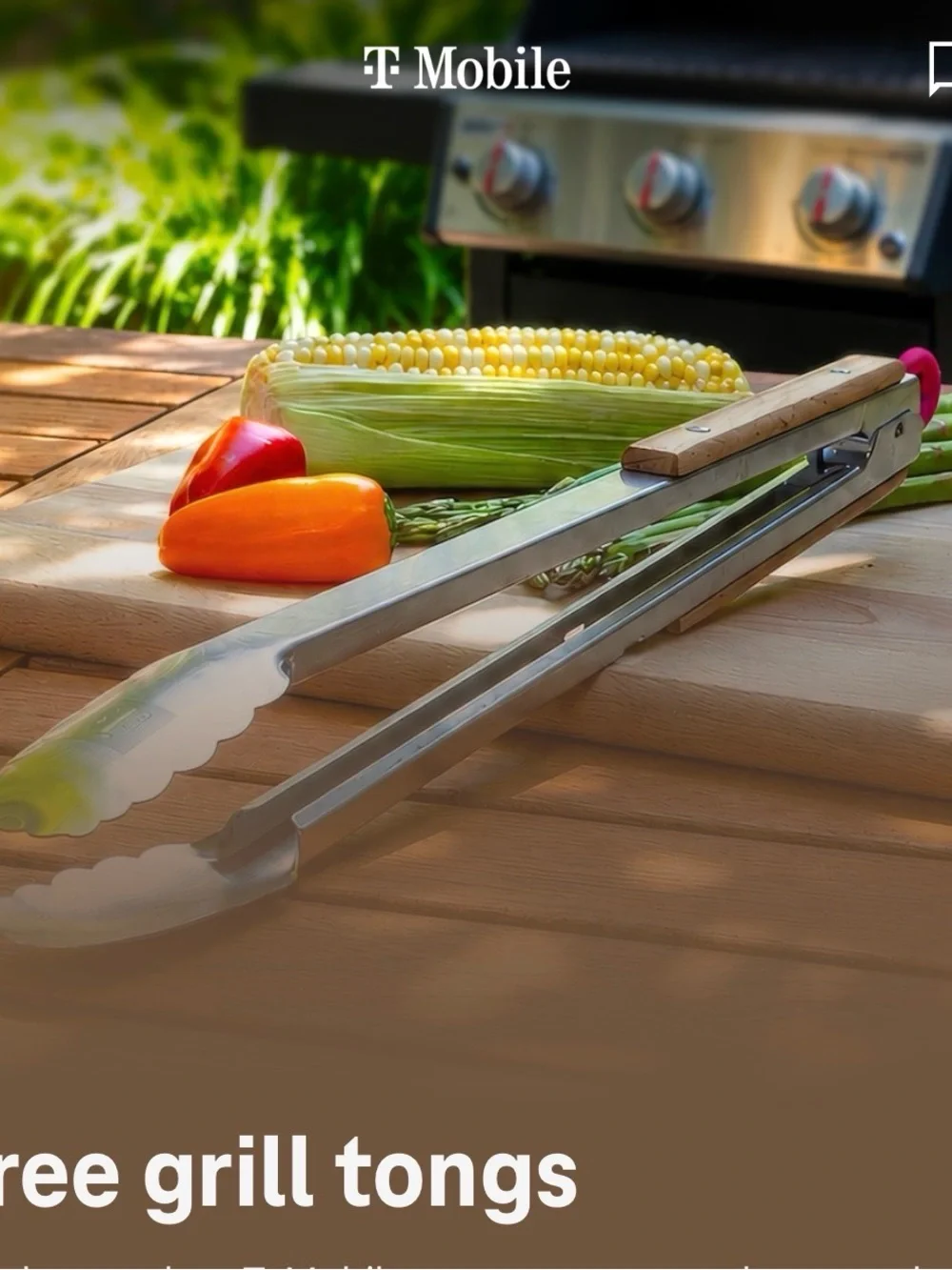Brand NEW T-Mobile grill tongs for Cooking summer  ready to ship bbq cook out